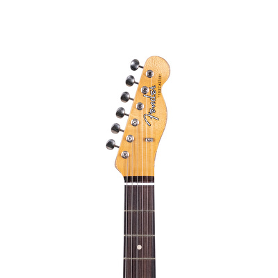 Fender Custom Shop 1960 Telecaster Custom HS Heavy Relic Bigsby Red Sparkle Elektro Gitar